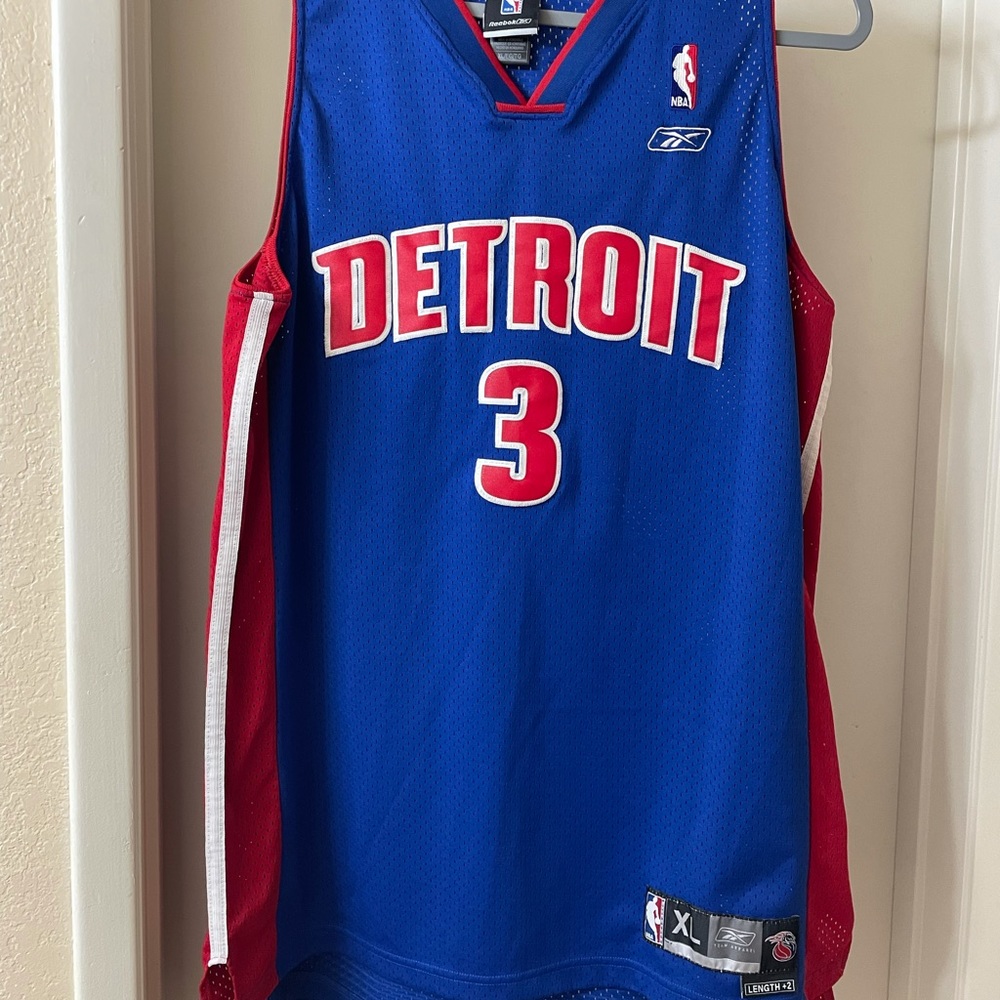 Detroit Pistons Throwback Swingman Ben Wallace Jersey
